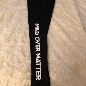 FOREVER21 Active ‘Mind Over Matter’ Nylon Leggings